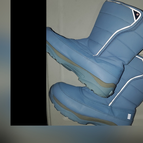 Lands' End womens Light Blue Snow Boots Size 6M - Picture 6 of 16